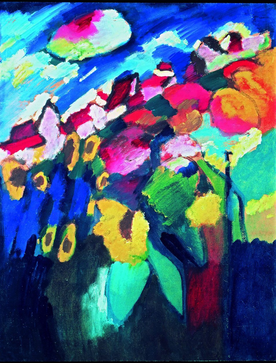 Murnau Garden II av Wassily Kandinsky