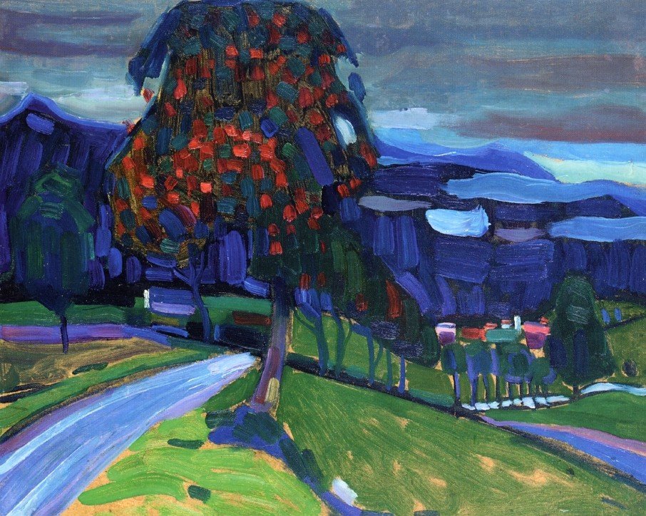 Autumn in Murnau av Wassily Kandinsky