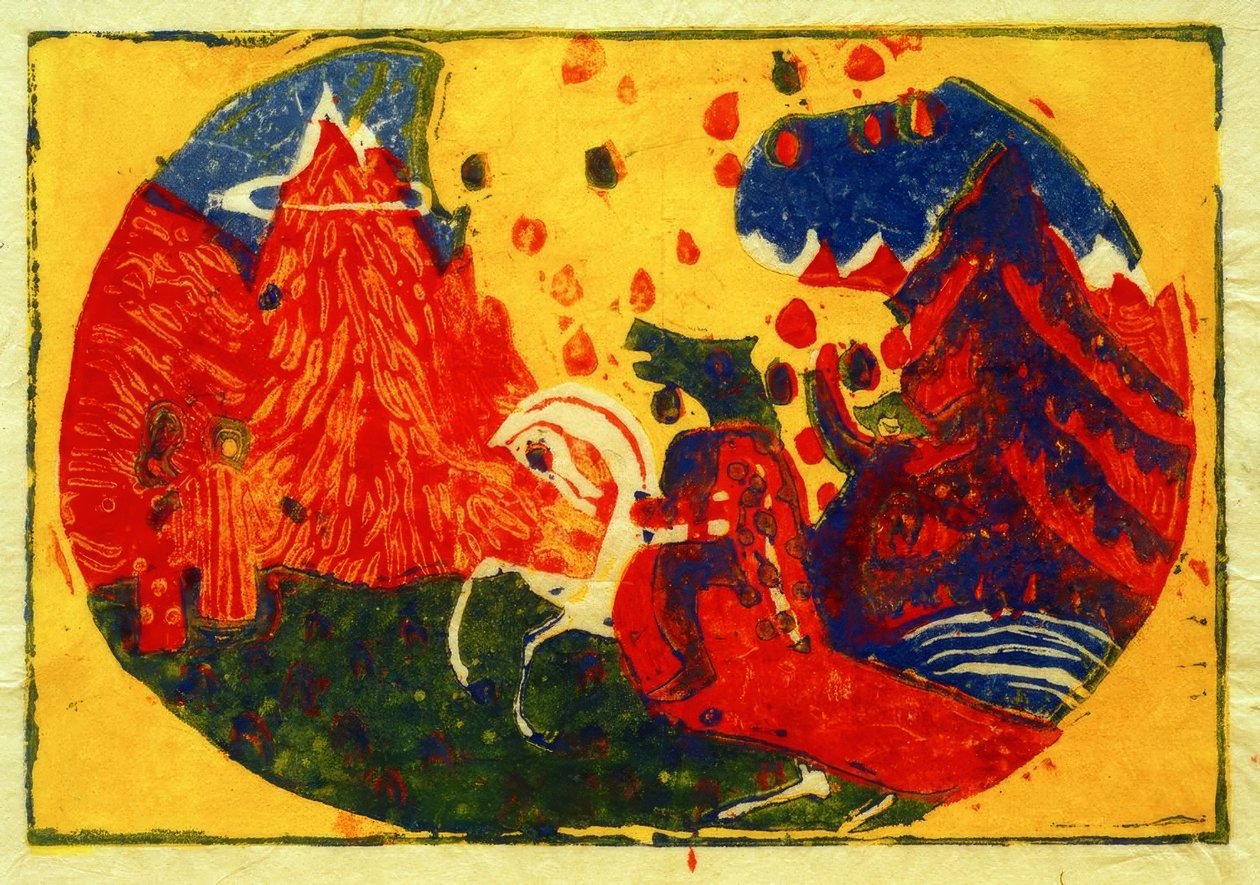 berg av Wassily Kandinsky