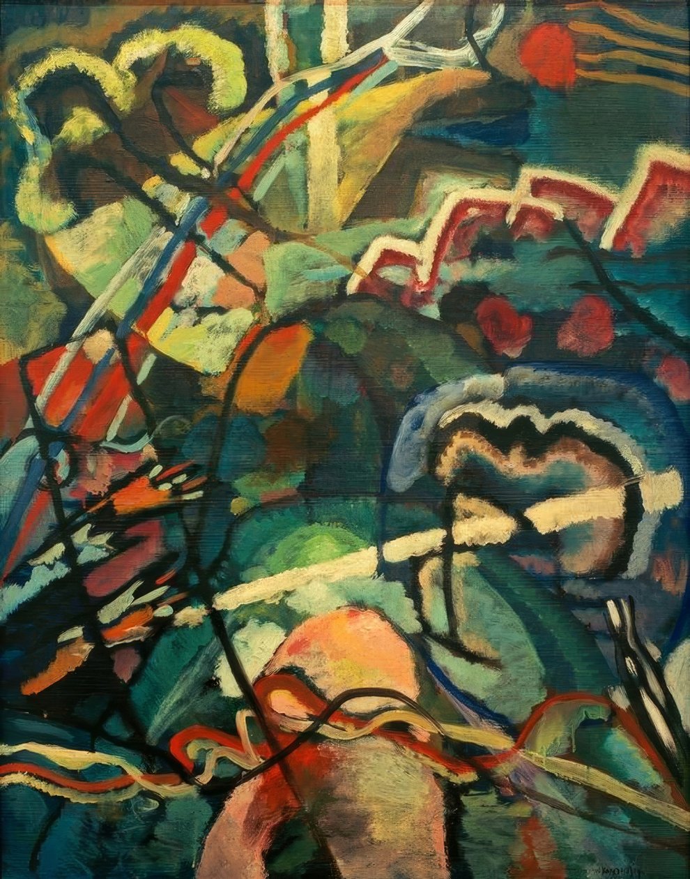 Bild med vit kant av Wassily Kandinsky