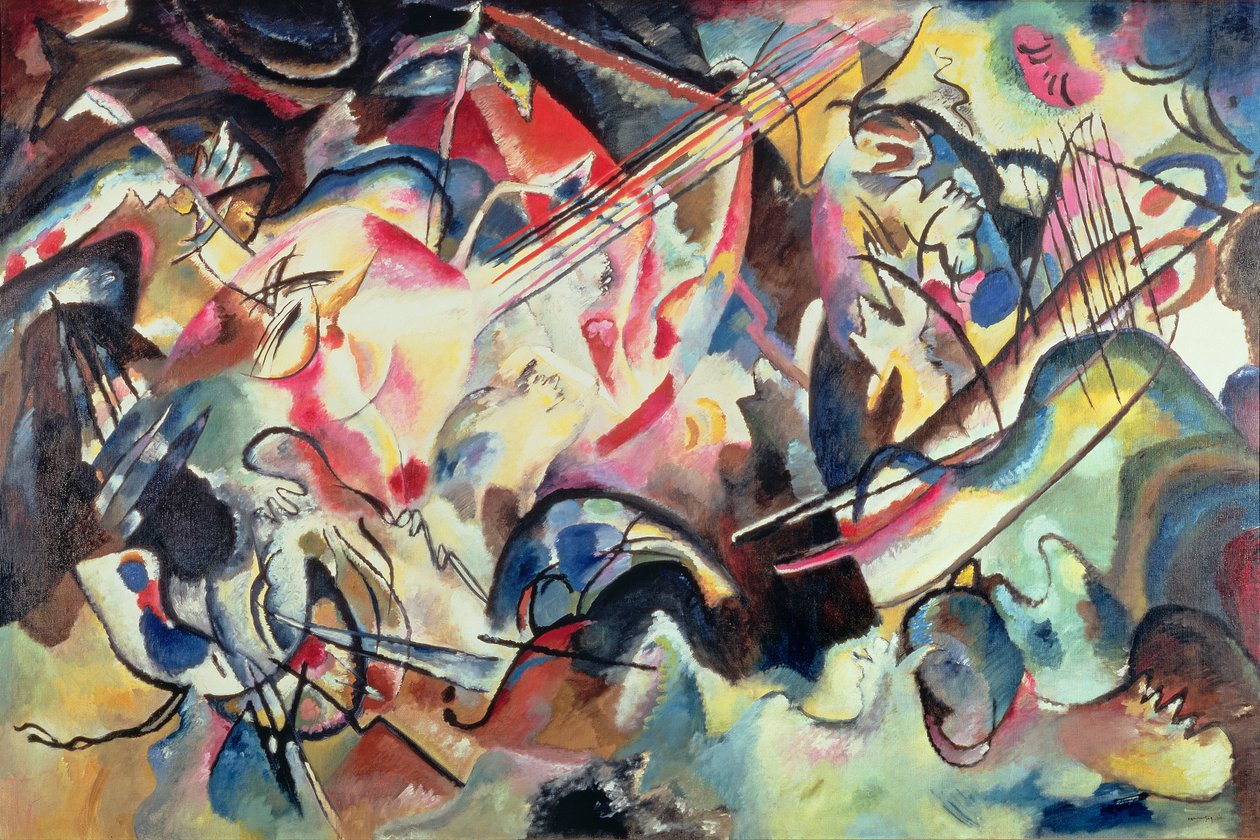 Komposition nr 6, 1913 av Wassily Kandinsky