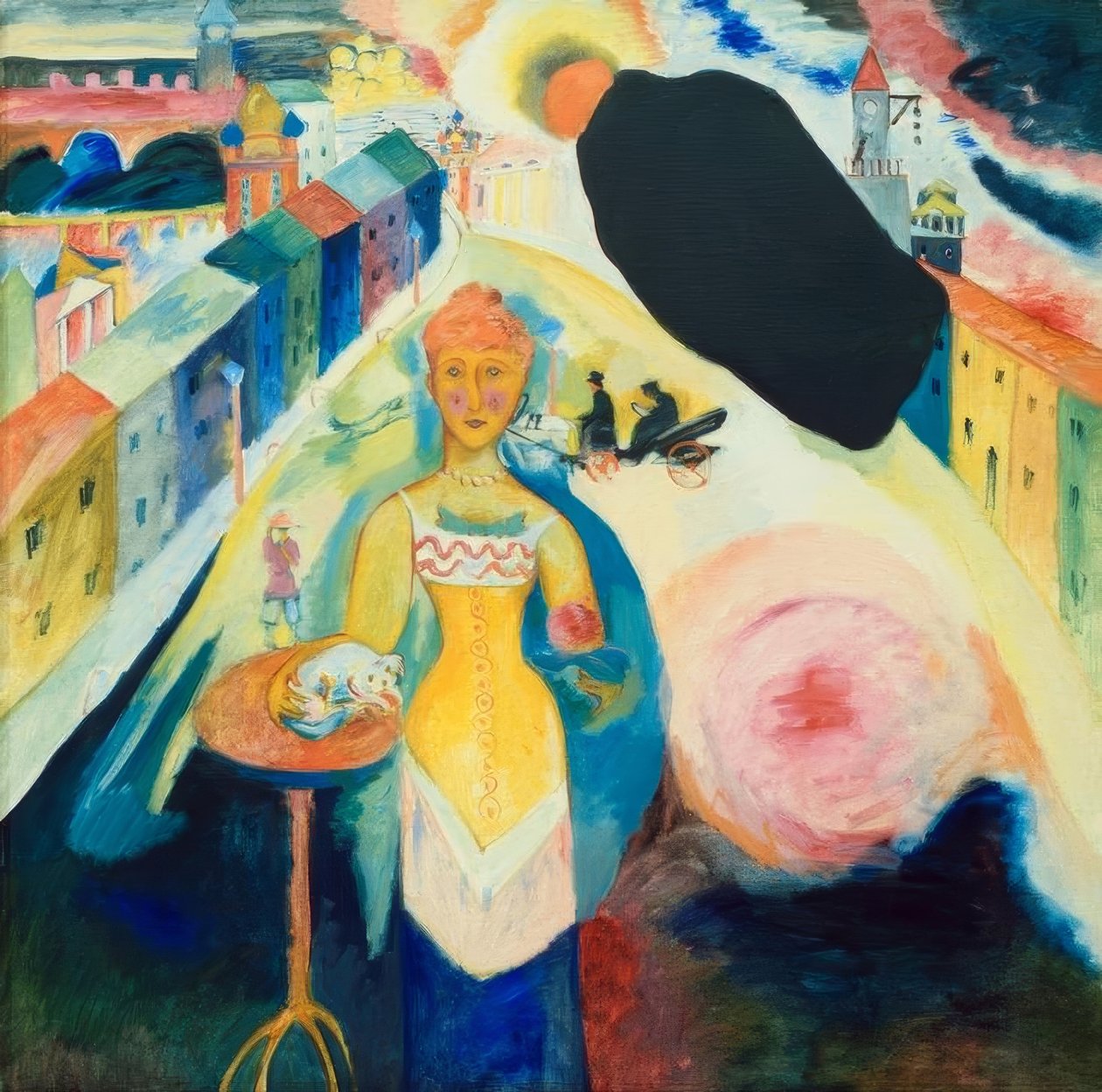 Dam i Moskva av Wassily Kandinsky