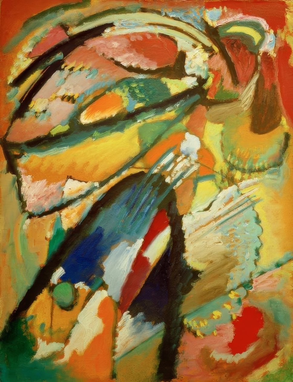 Ängel för sista domen av Wassily Kandinsky
