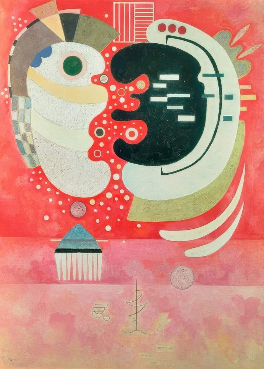 Mellan två av Wassily Kandinsky
