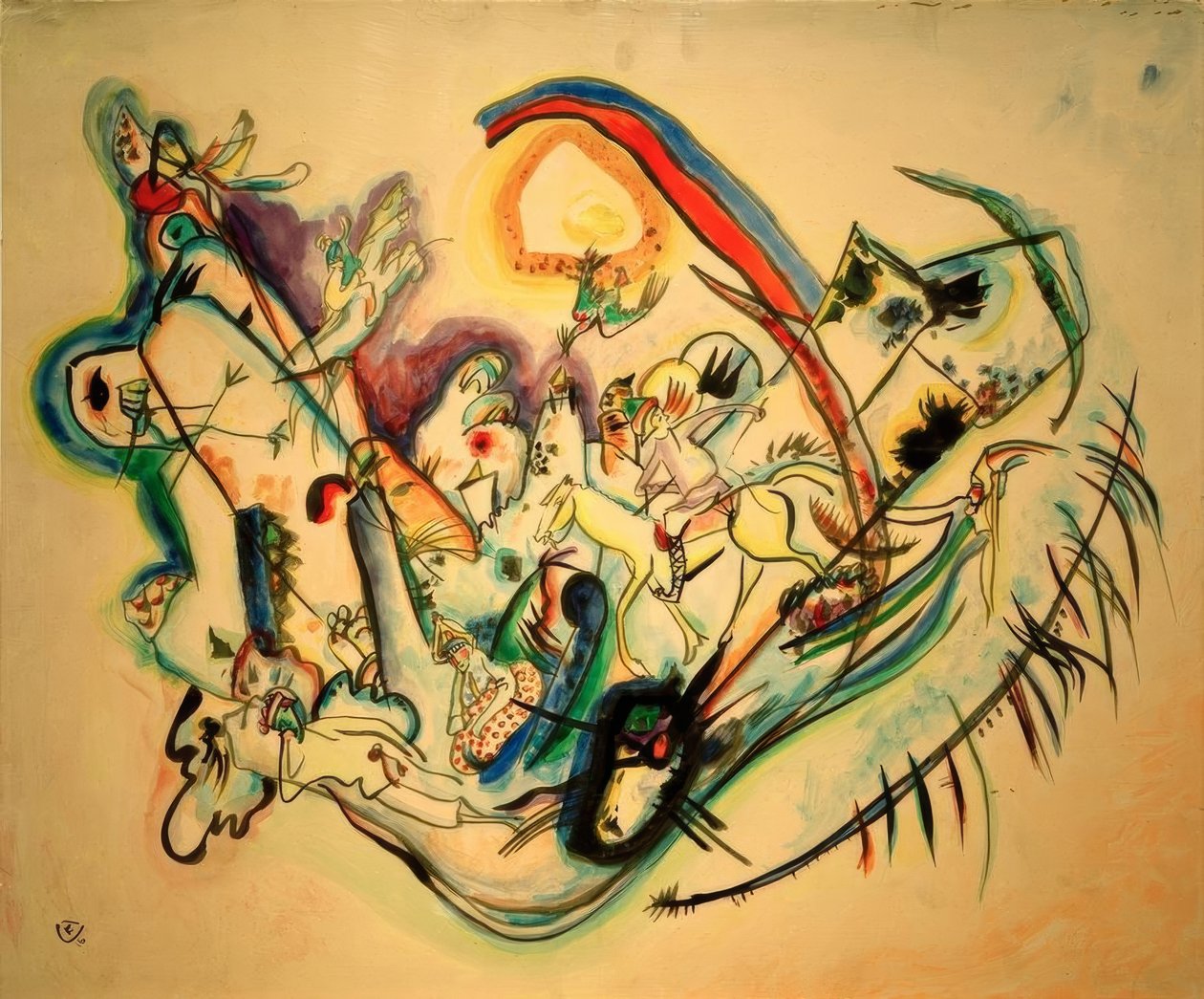 eldfågel av Wassily Kandinsky
