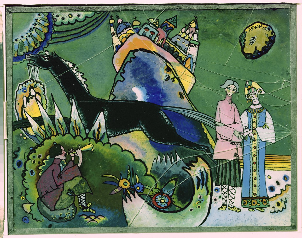 Golden Cloud, 1918 av Wassily Kandinsky
