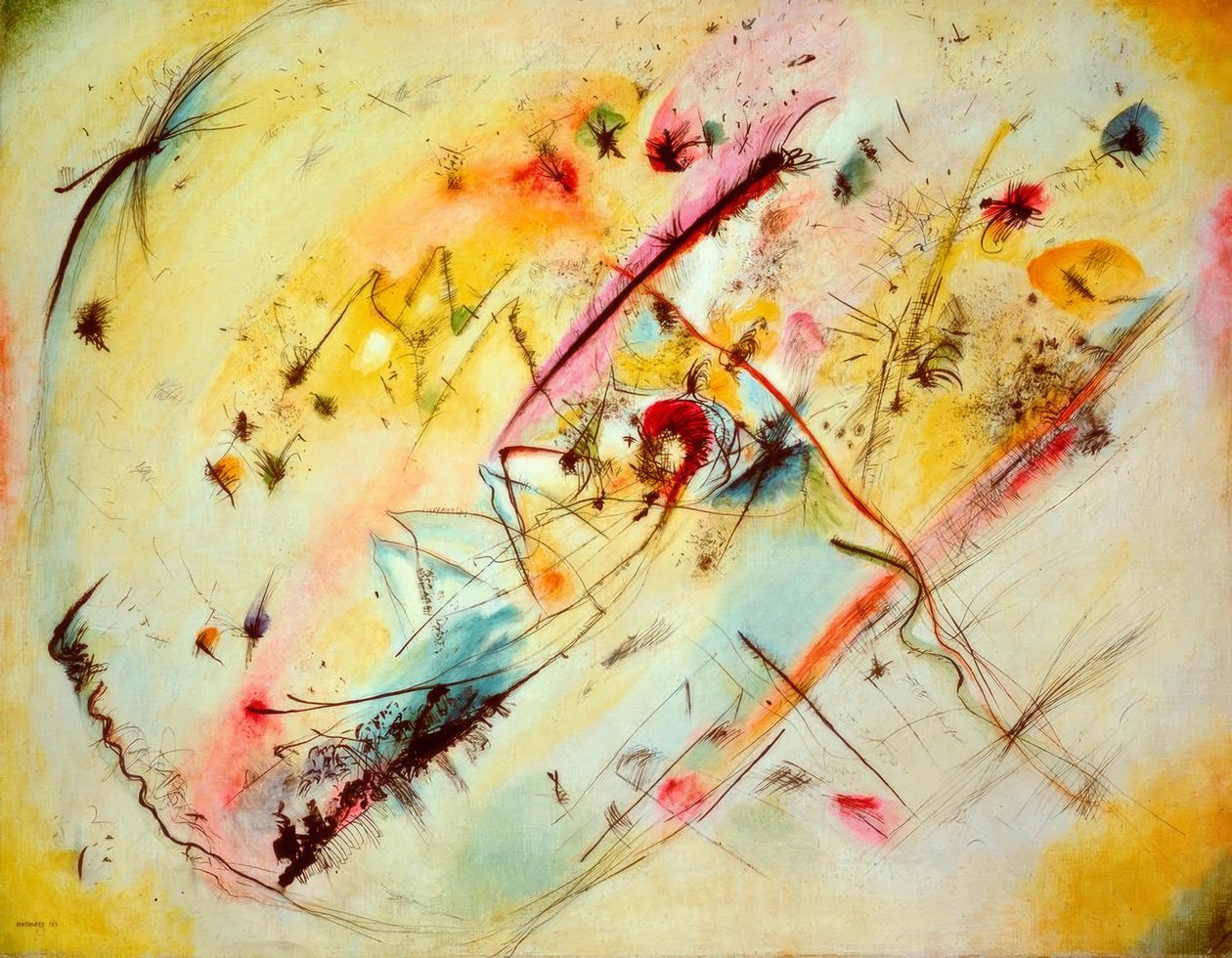 Ljus bild av Wassily Kandinsky