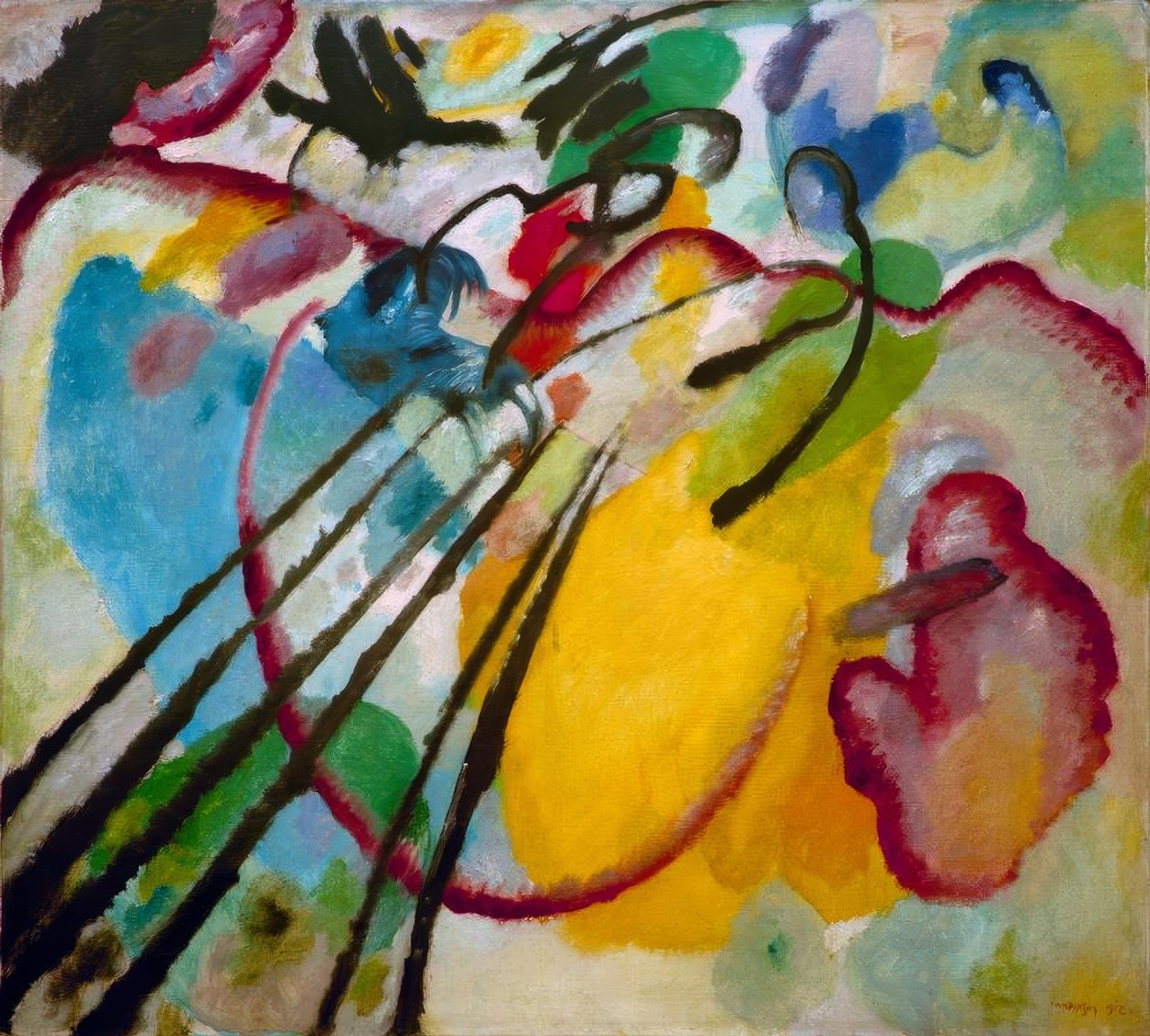 Improvisation 26 (rodd) av Wassily Kandinsky