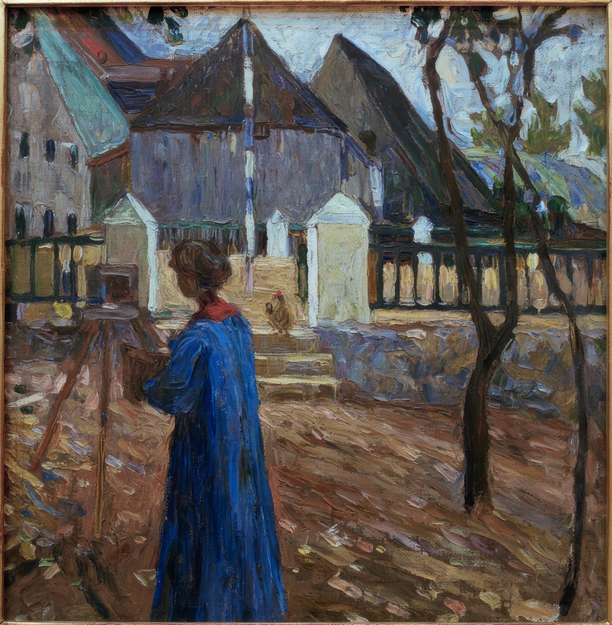 Kallmünz - Gabriele Münter målning II av Wassily Kandinsky