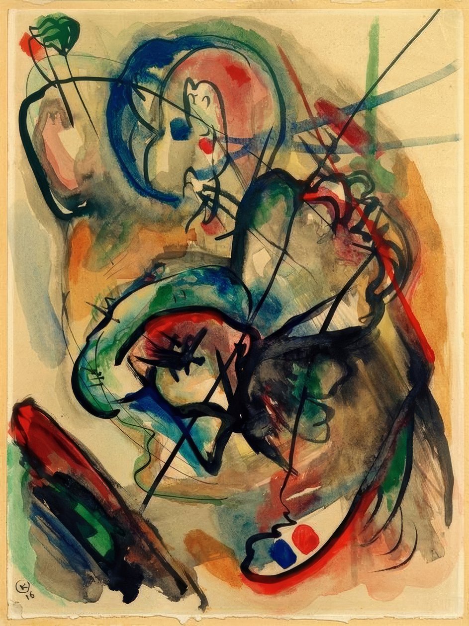 Mer fokuserad av Wassily Kandinsky