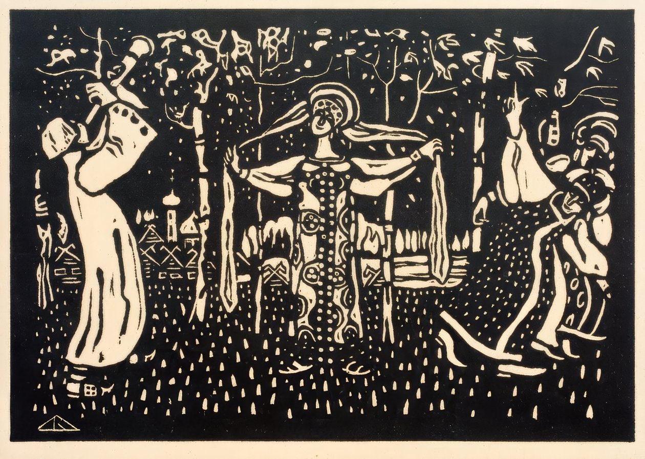 Björkar av Wassily Kandinsky