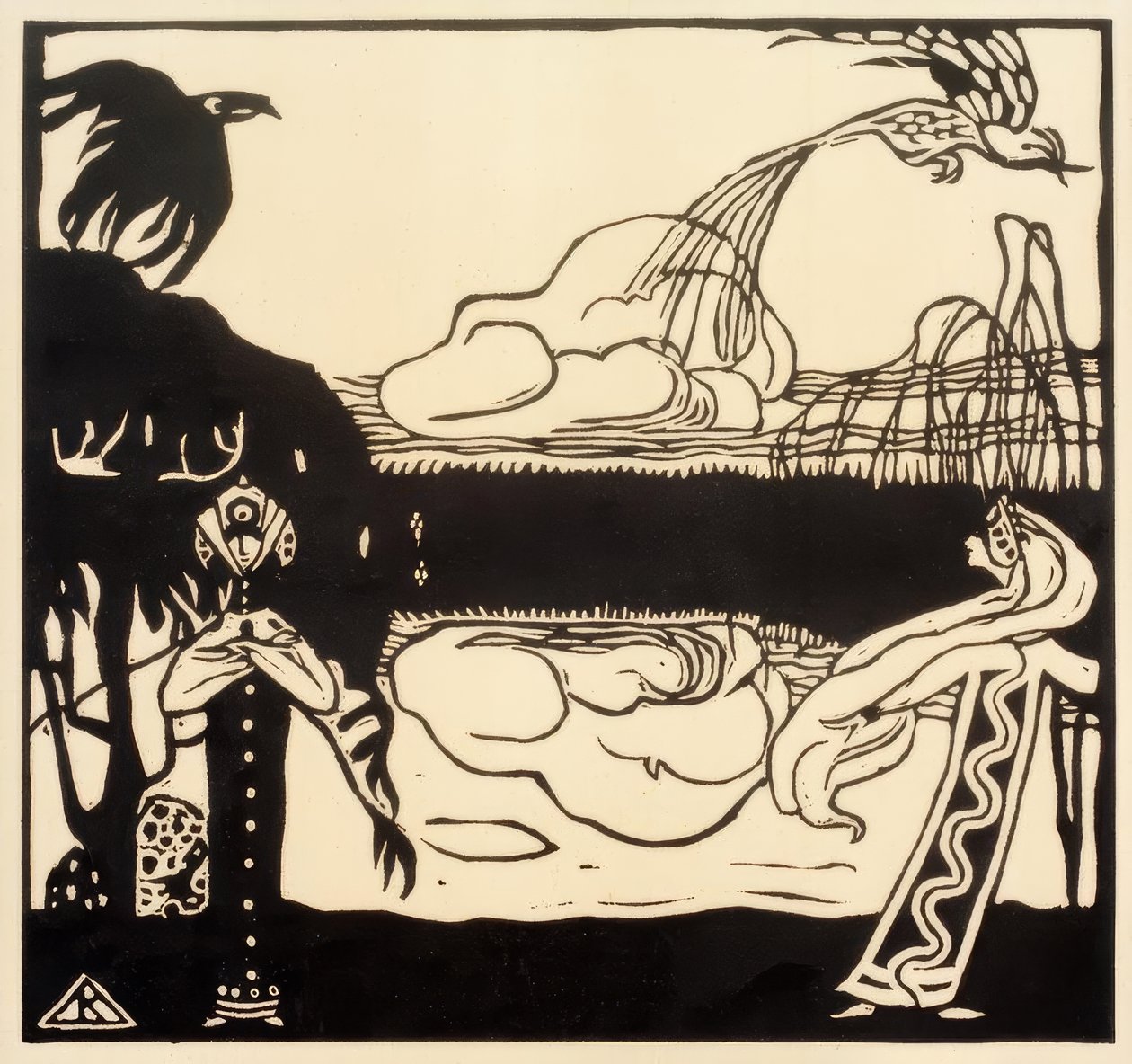 Fåglarna av Wassily Kandinsky