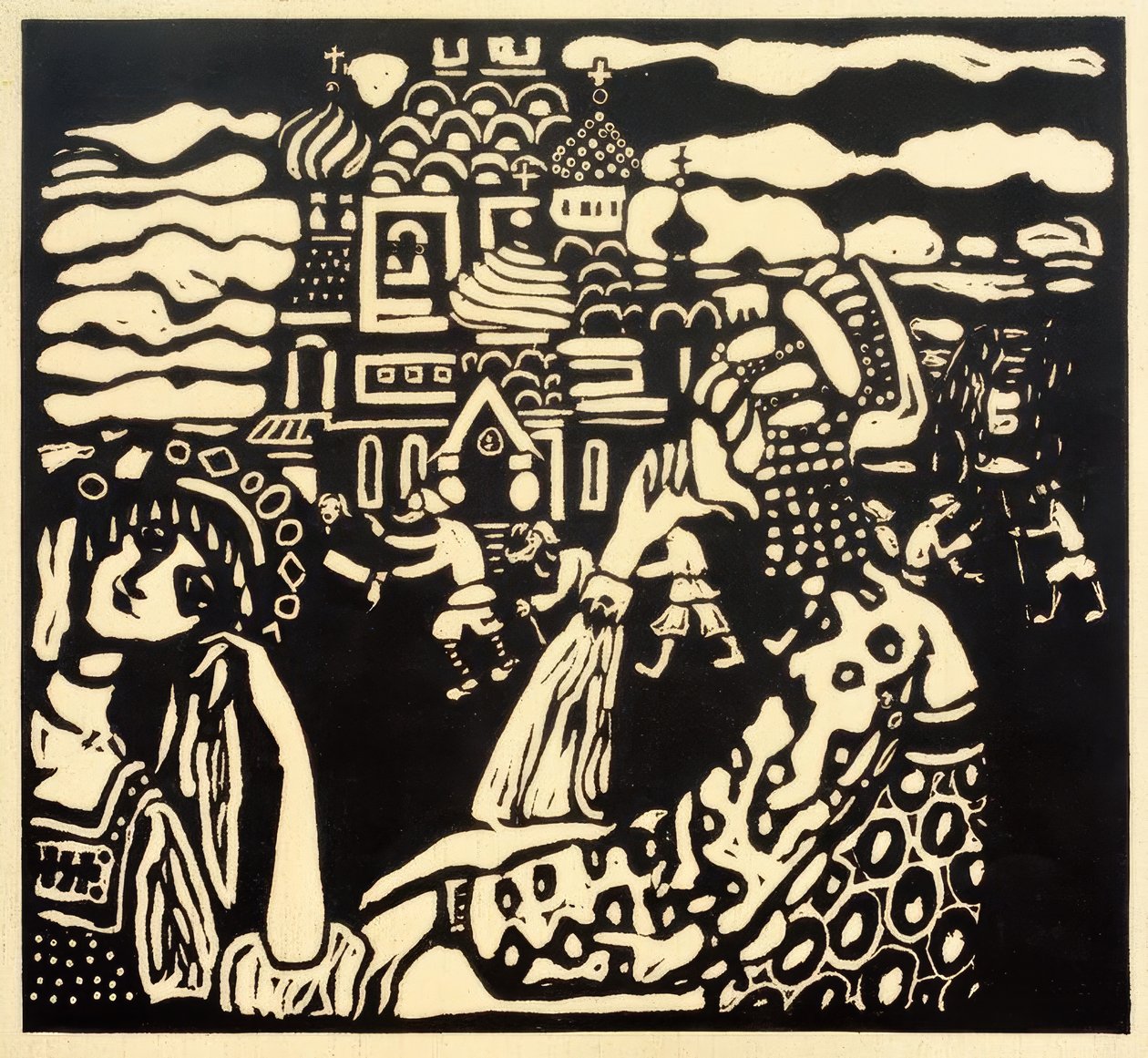 Kyrkan av Wassily Kandinsky