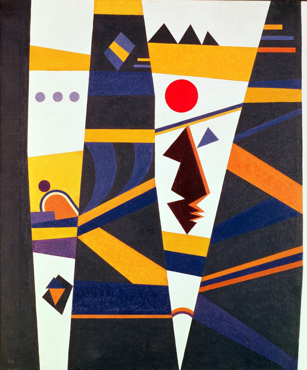 Liaison, 1932swed av Wassily Kandinsky