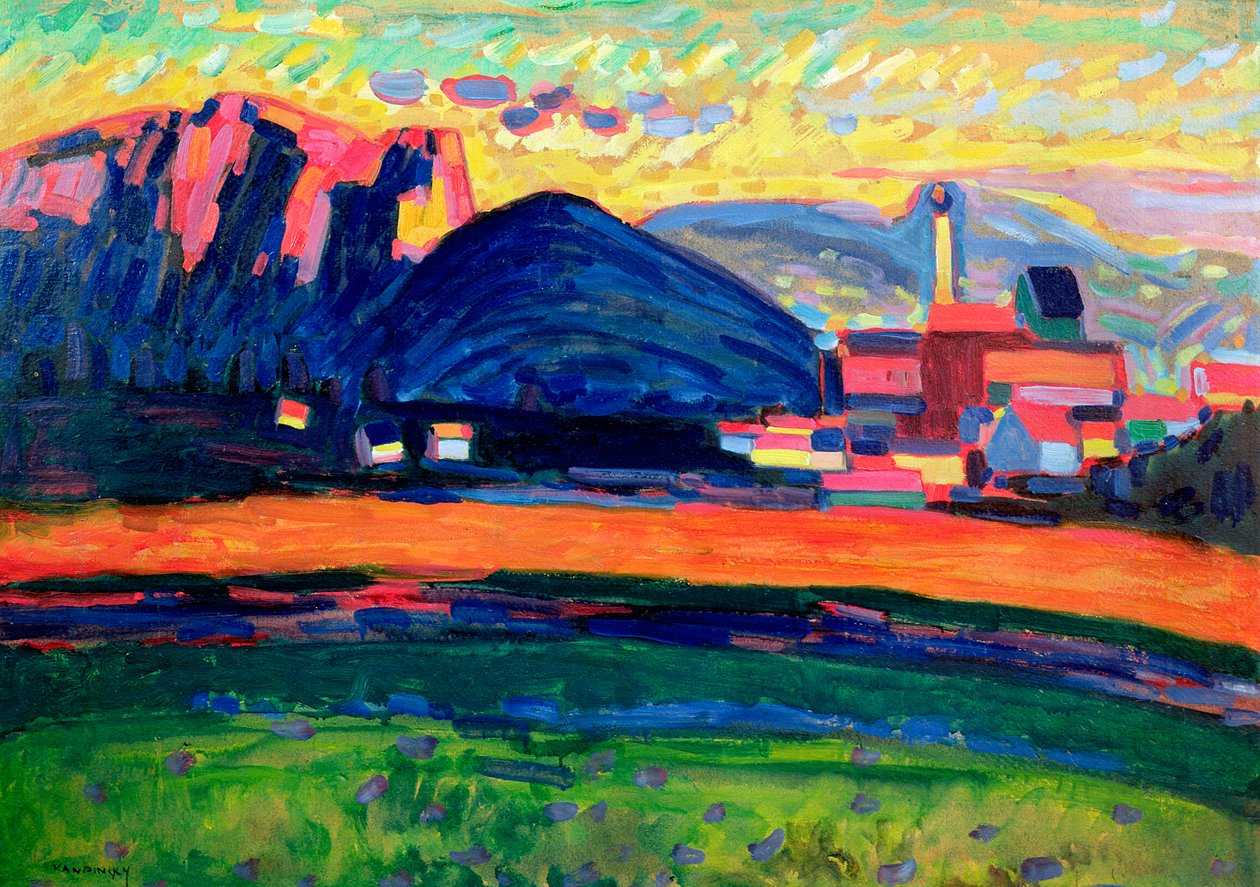 Murnau, 1907swed av Wassily Kandinsky