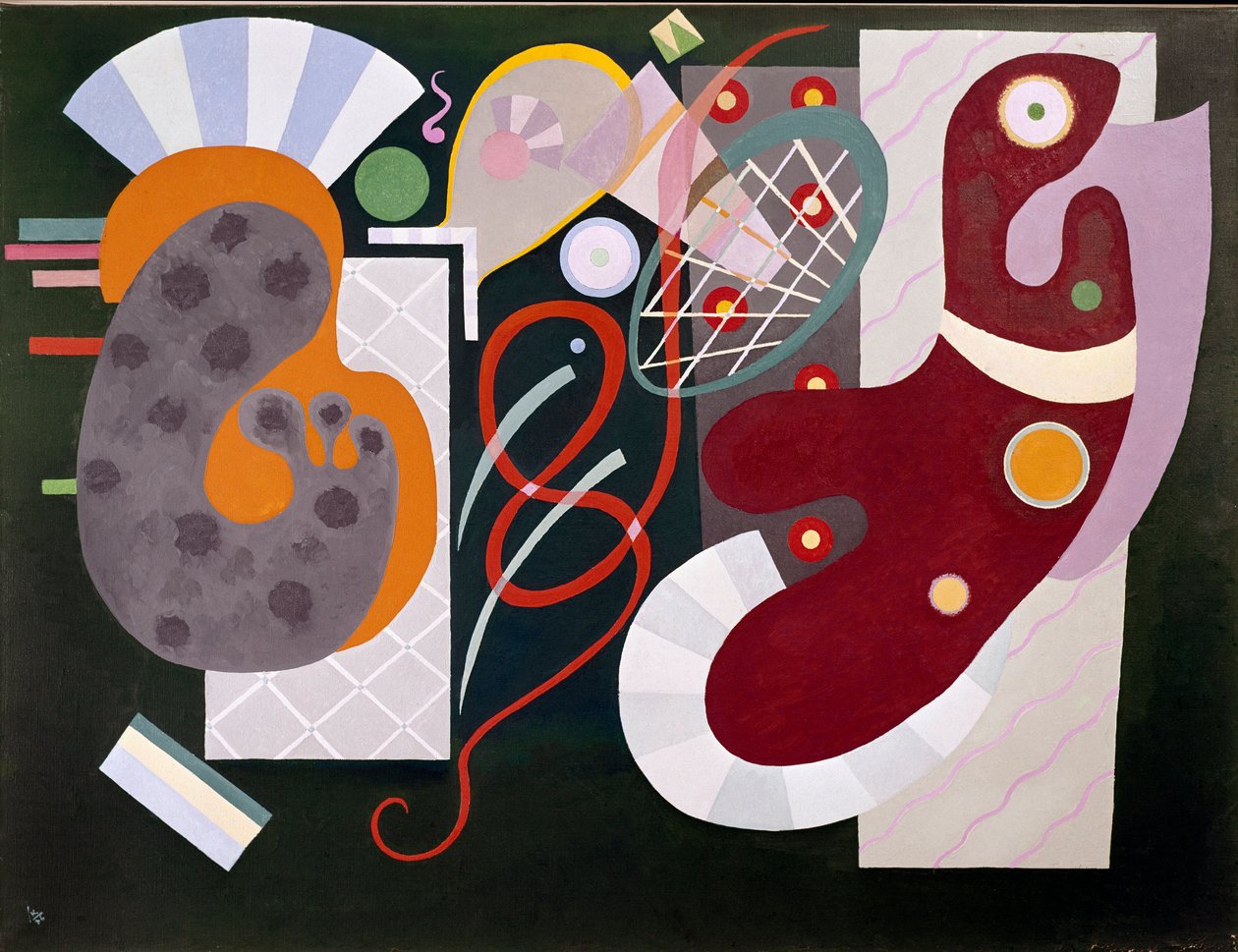 Red Knot Målning av Vassily Kandinsky av Wassily Kandinsky