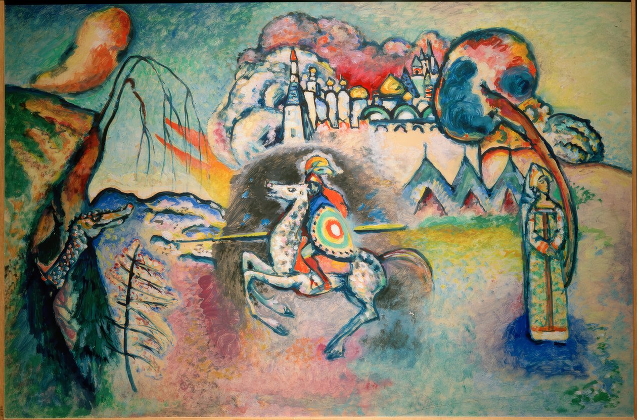 Reiter, St. George av Wassily Kandinsky