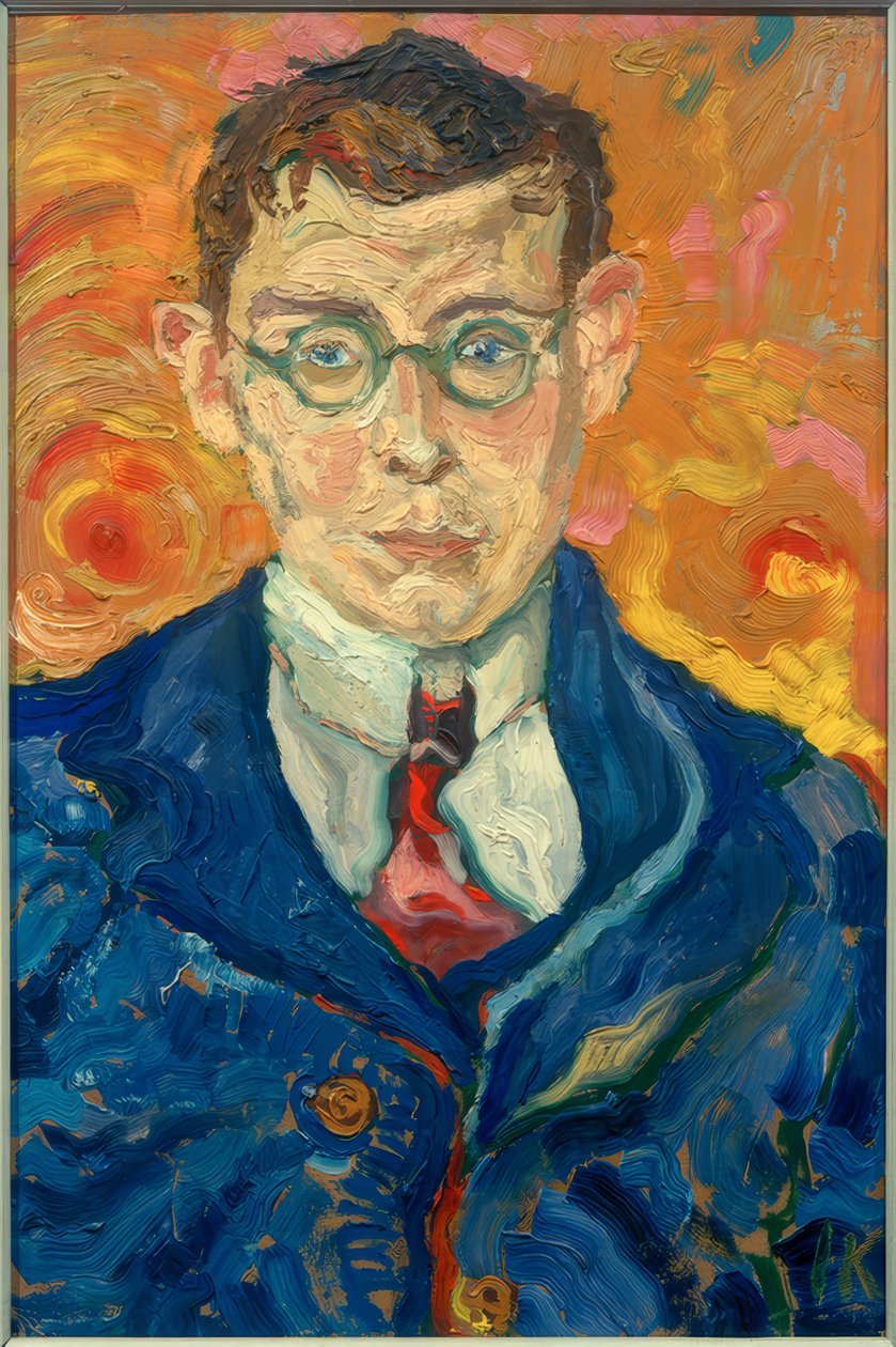 Svart prick av Wassily Kandinsky