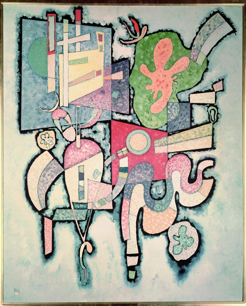 Enkel komplexitet eller, tvetydighet, 1939 av Wassily Kandinsky