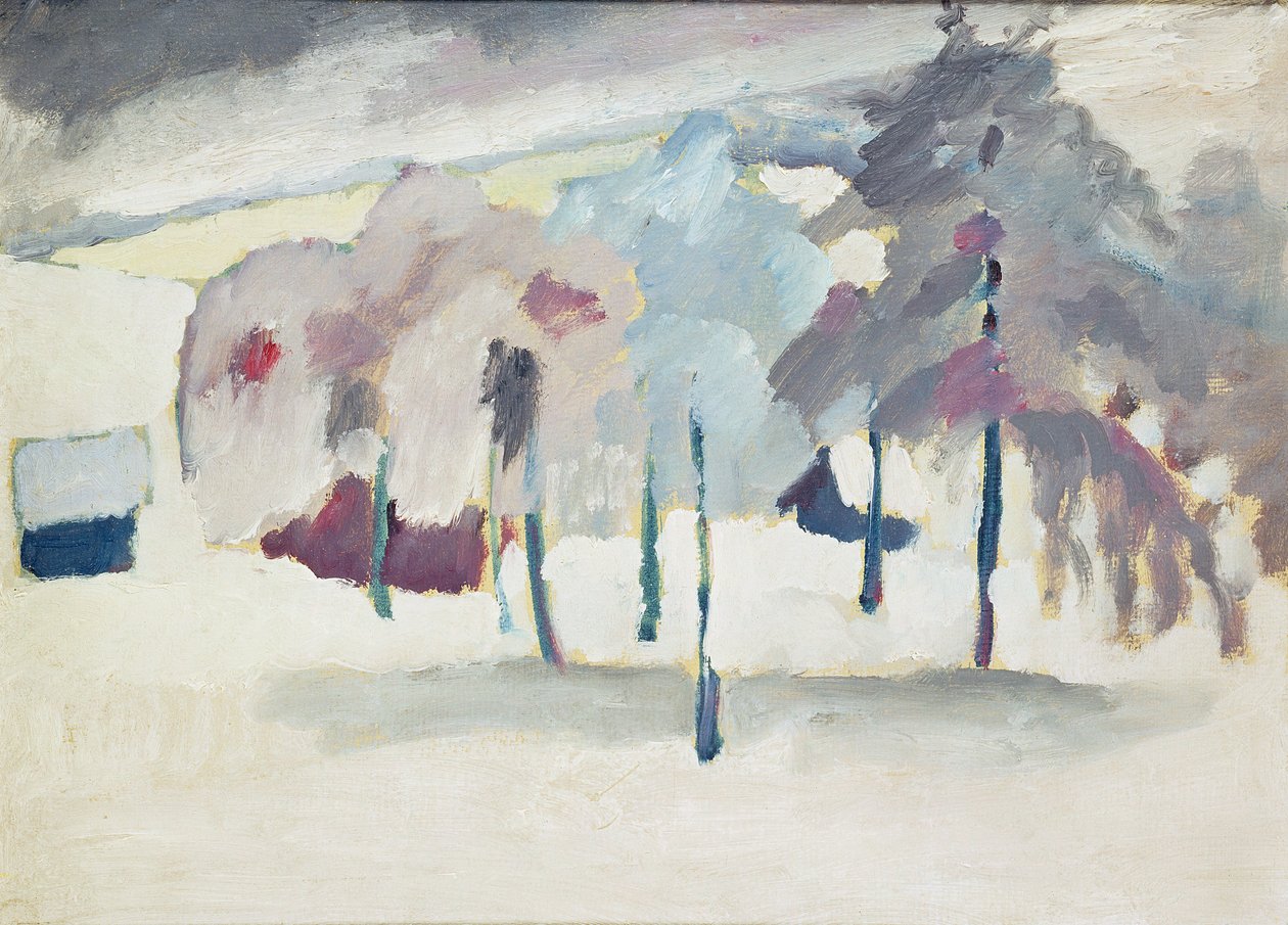 Studie av Murnau V, ca 1910 av Wassily Kandinsky