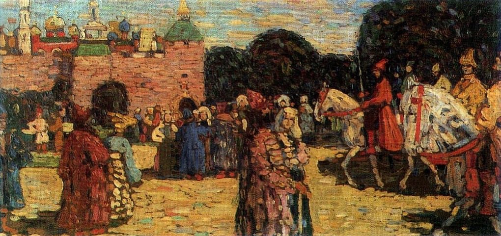 Sunday av Wassily Kandinsky