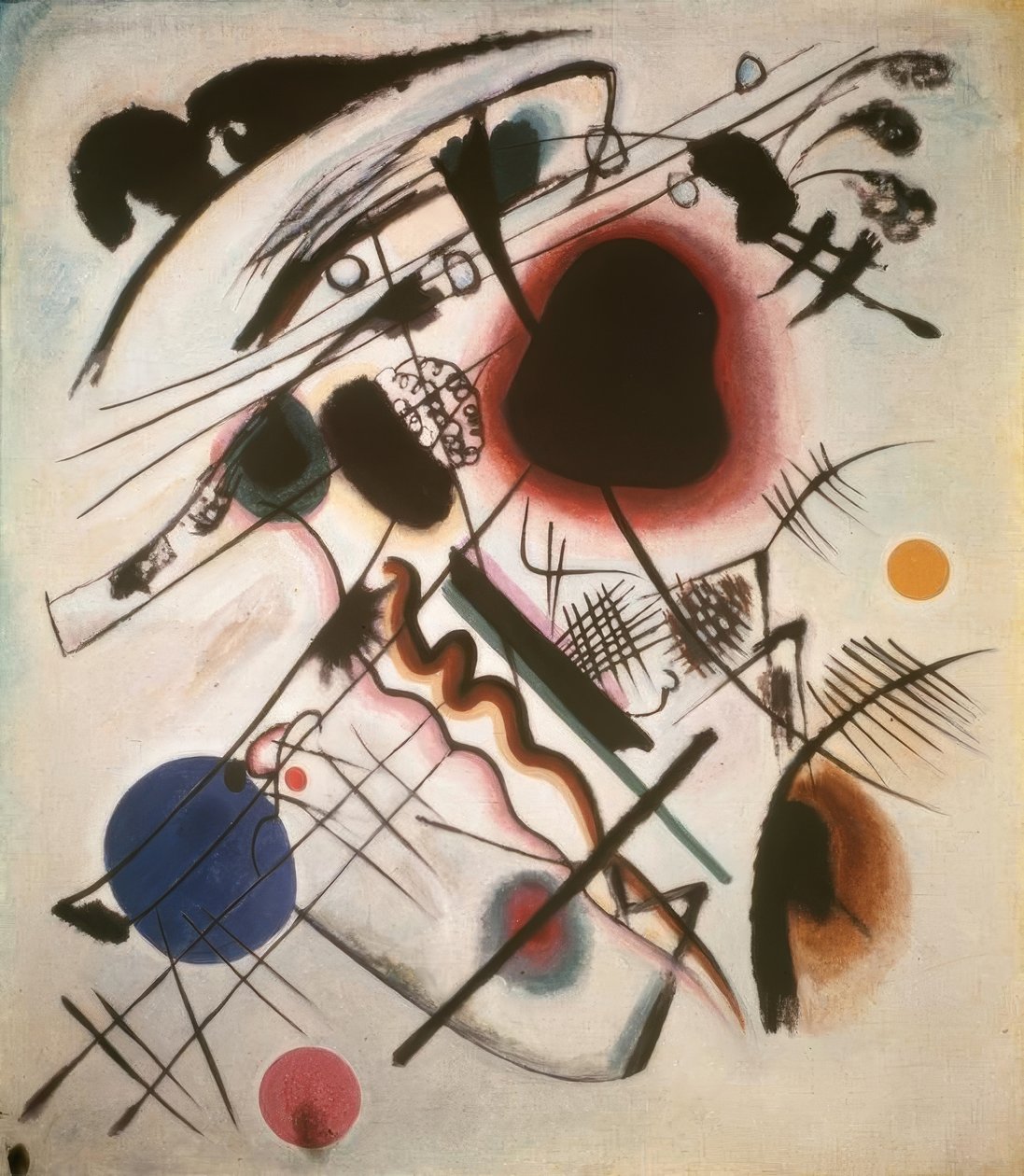 Svart prick av Wassily Kandinsky