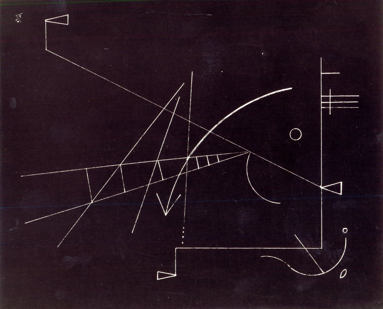 Utan titel, 1930 (penna och bläck på papper) av Wassily Kandinsky