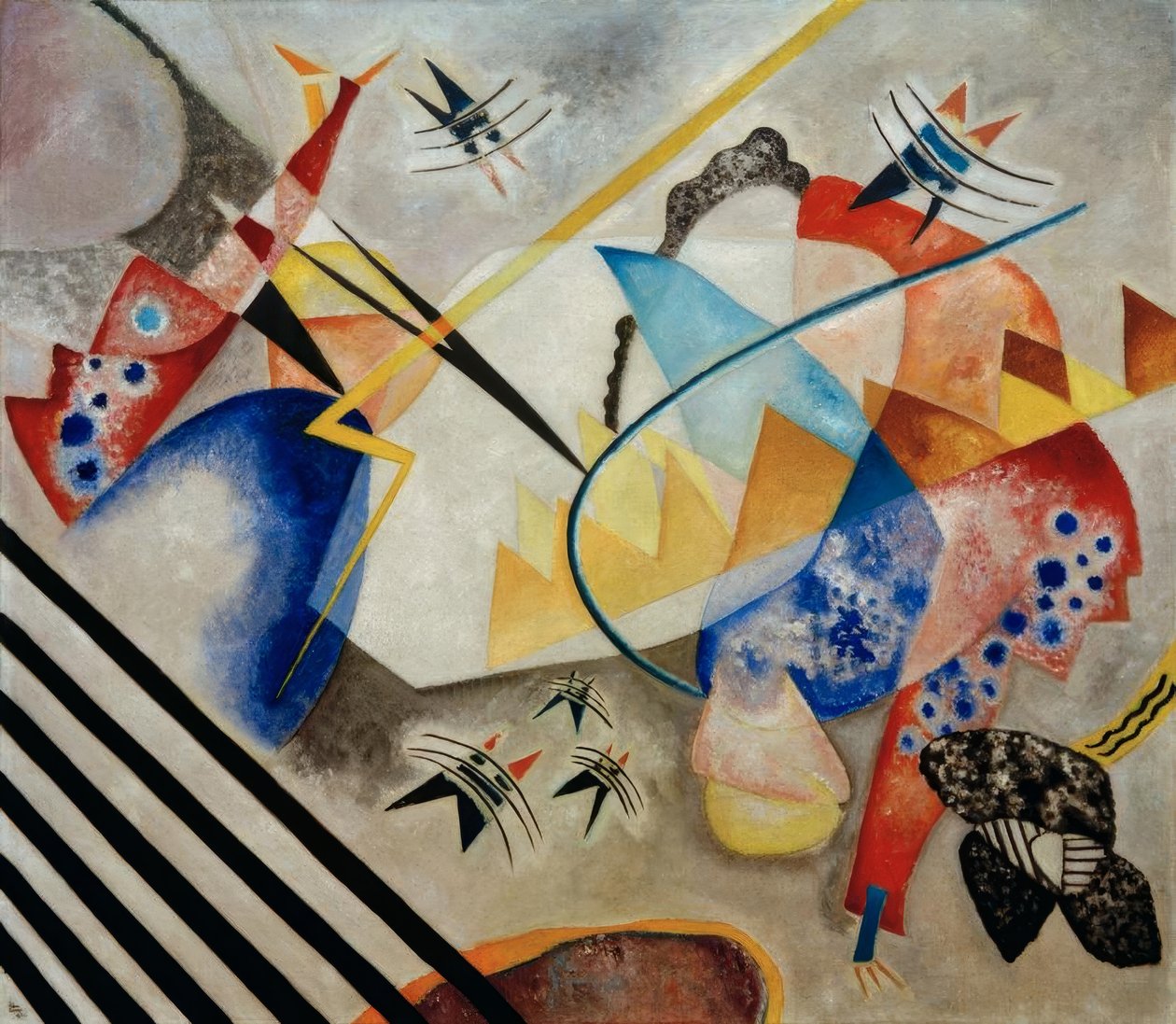 Vit mitt av Wassily Kandinsky