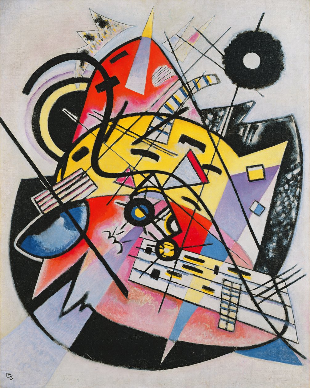Vit punkt av Wassily Kandinsky