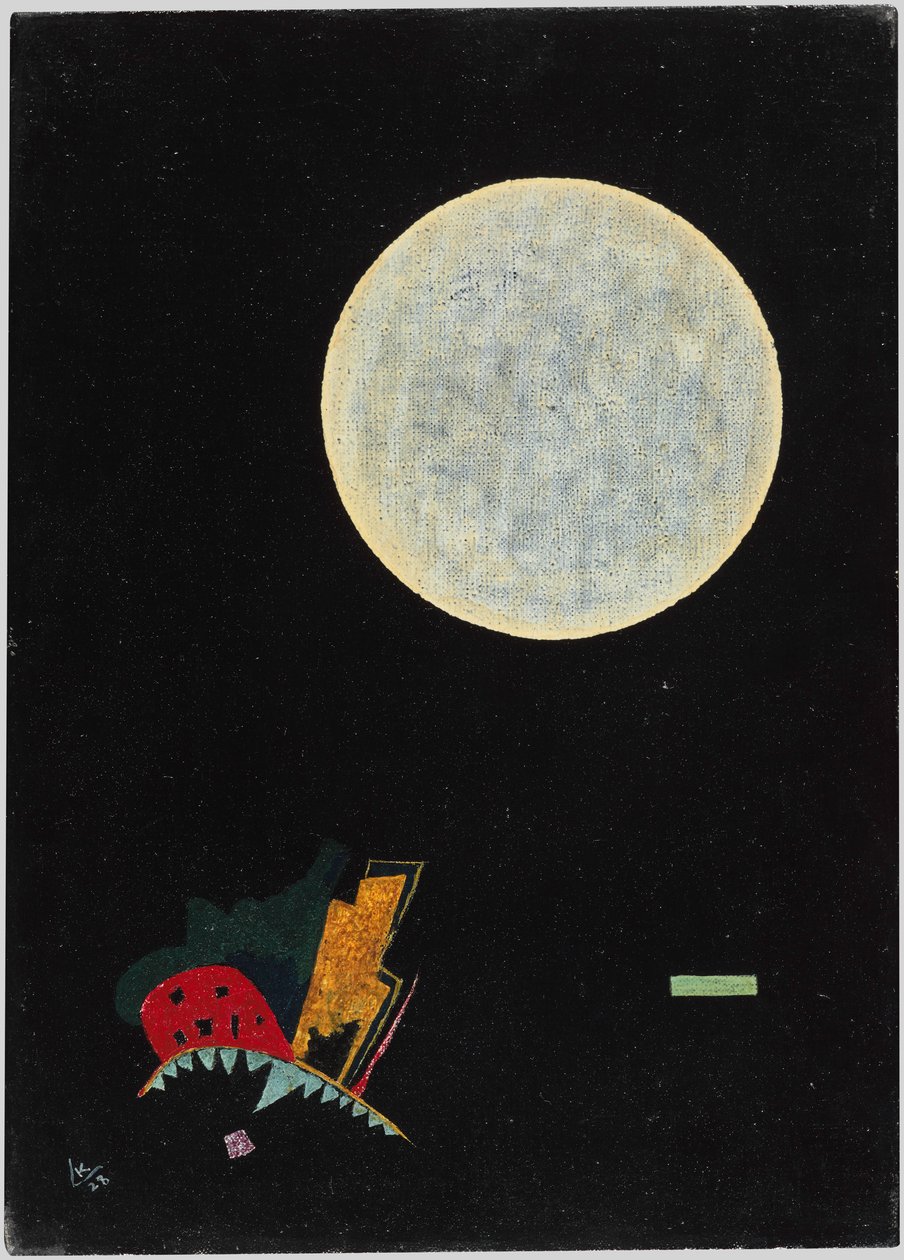 En cirkel A, 1928. av Wassily Kandinsky