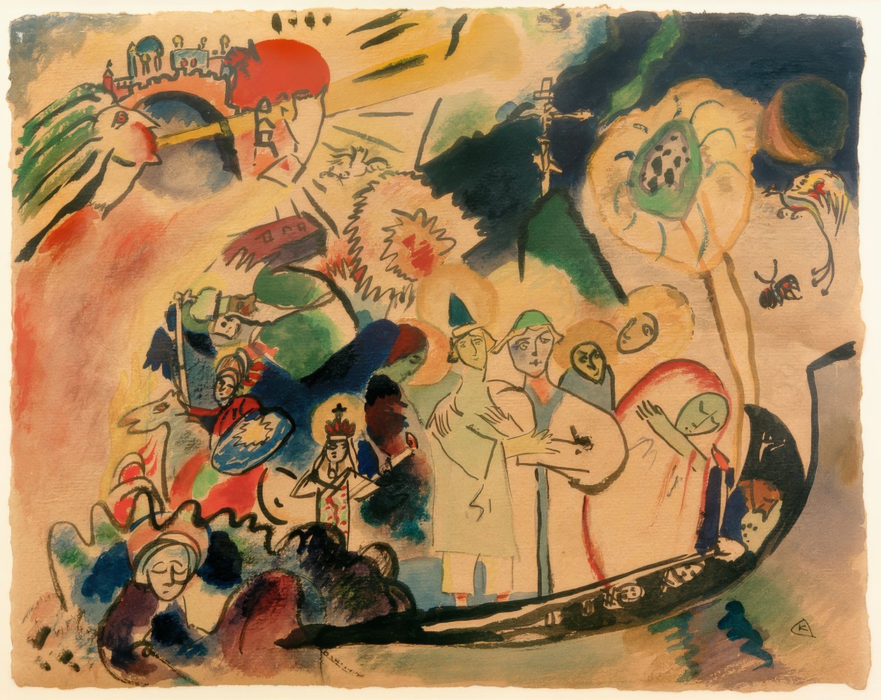 Alla helgons dag av Wassily Kandinsky