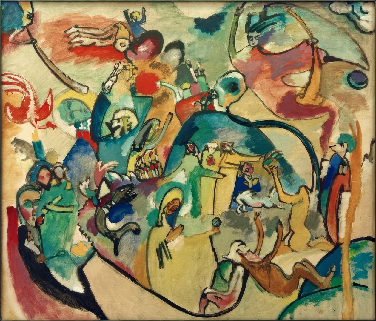 Alla helgons dag II av Wassily Kandinsky