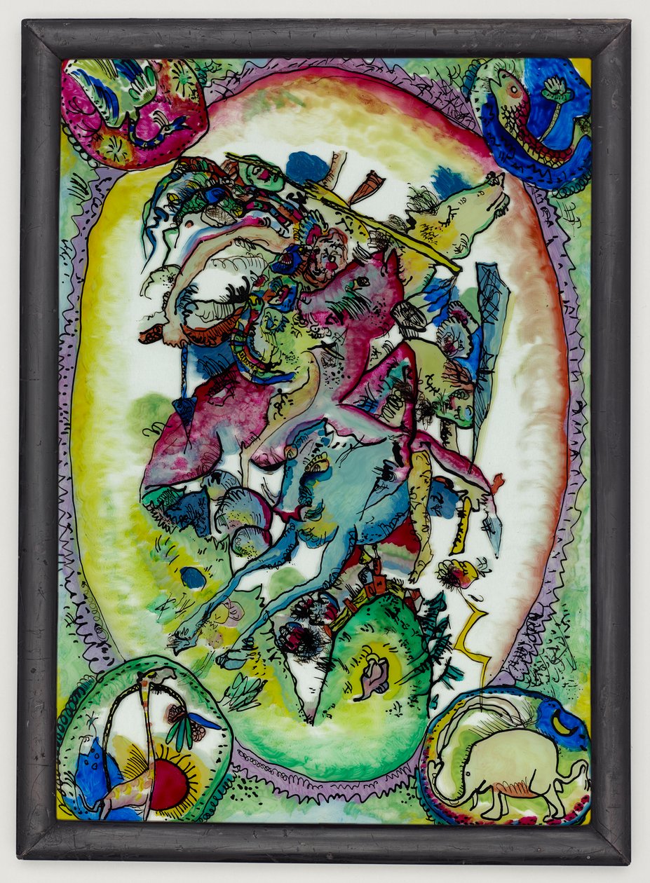 Apokalyptiska ryttare II av Wassily Kandinsky
