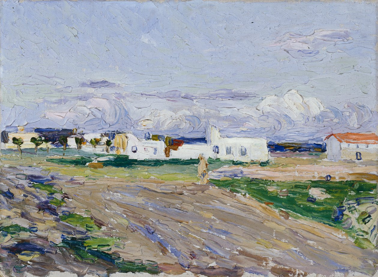 Utsikt från Hotel St Georges, Tunis av Wassily Kandinsky