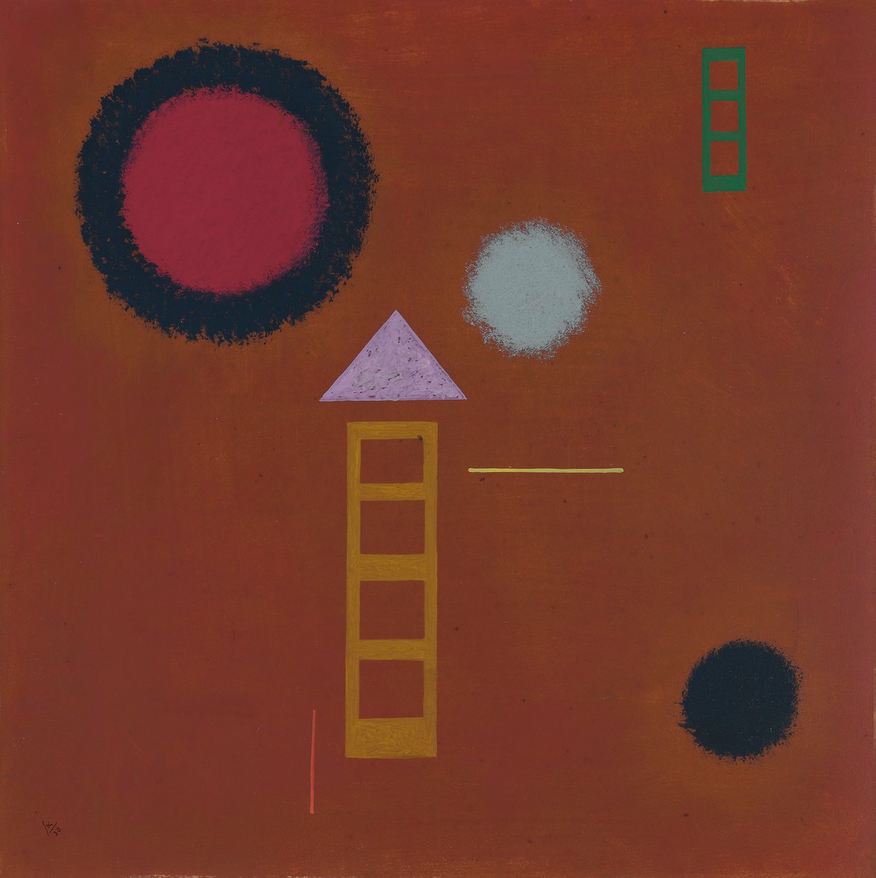 lugna; Lugnade ner sig av Wassily Kandinsky