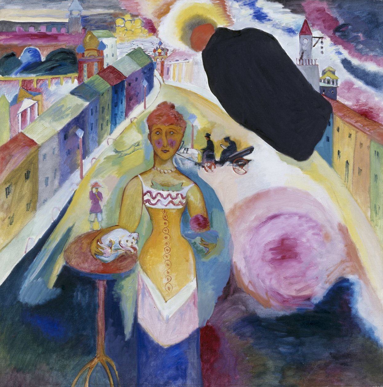 Dam i Moskva av Wassily Kandinsky
