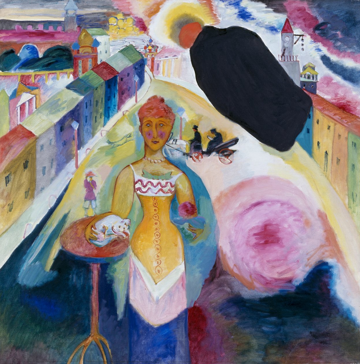Dam i Moskva av Wassily Kandinsky