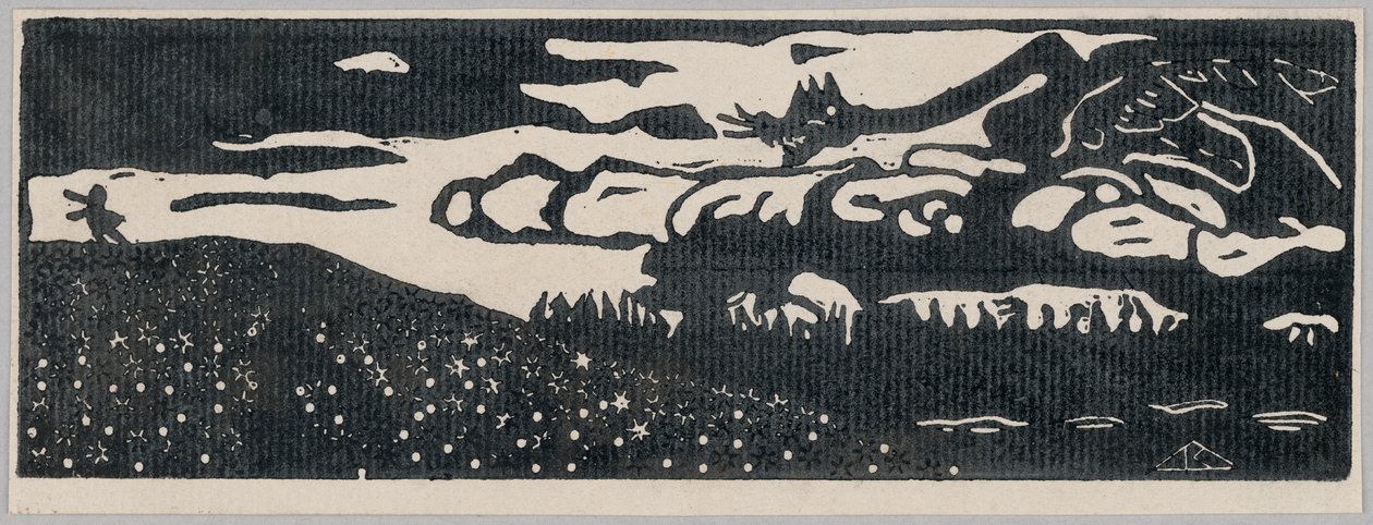 Draken (andra versionen) av Wassily Kandinsky