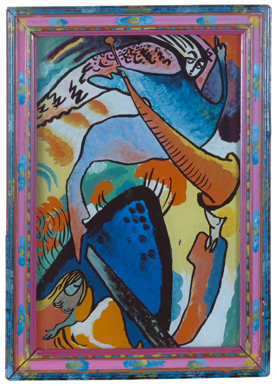 Engel des Jüngsten Gerichts (Fragment) av Wassily Kandinsky