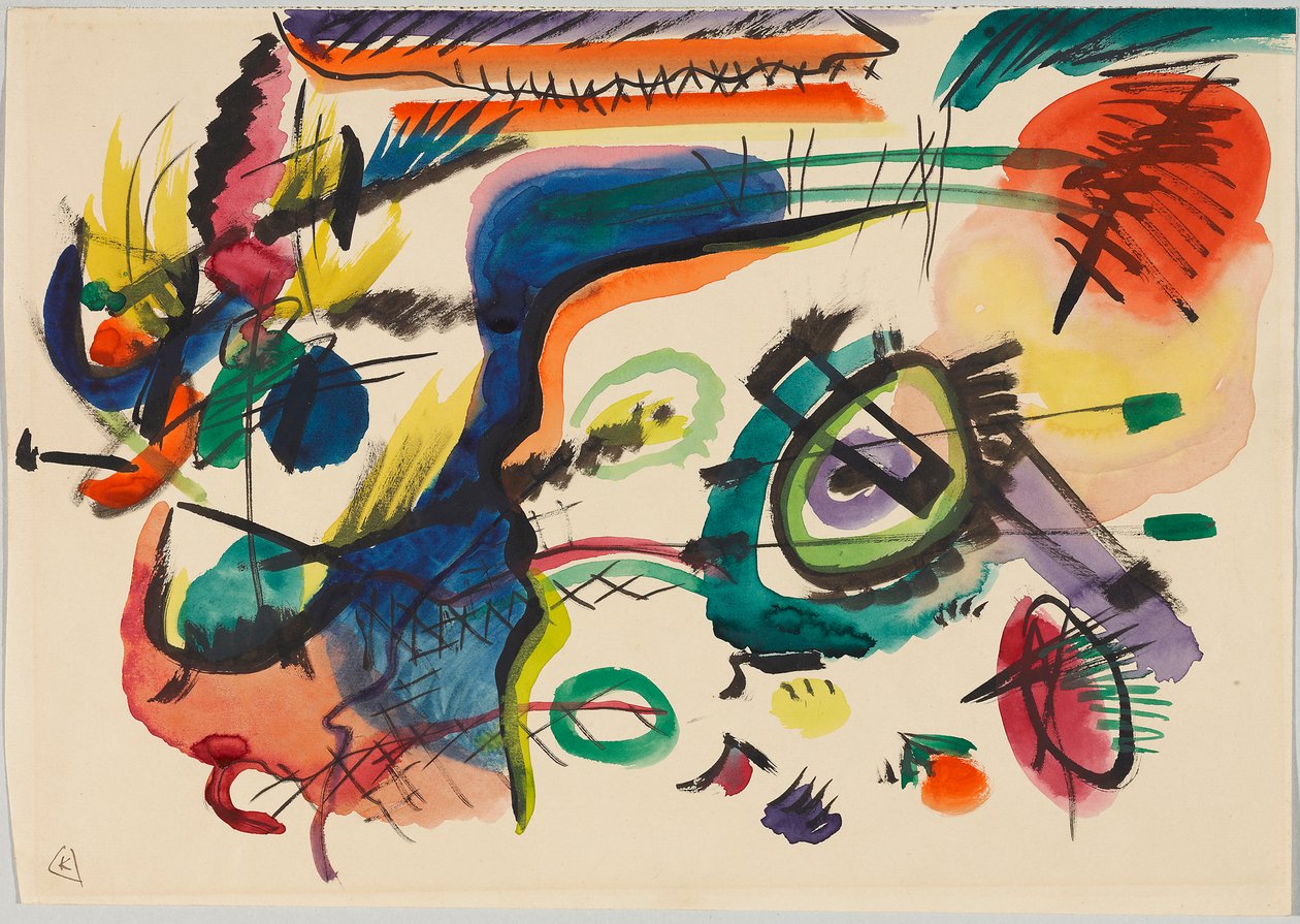 Utkast till ”Komposition VII” av Wassily Kandinsky
