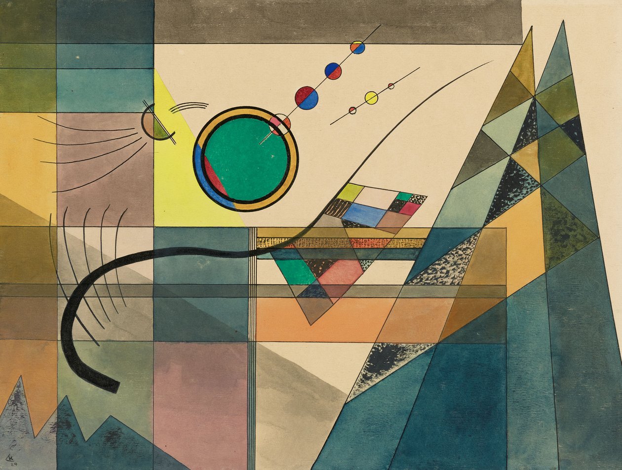 Grön av Wassily Kandinsky