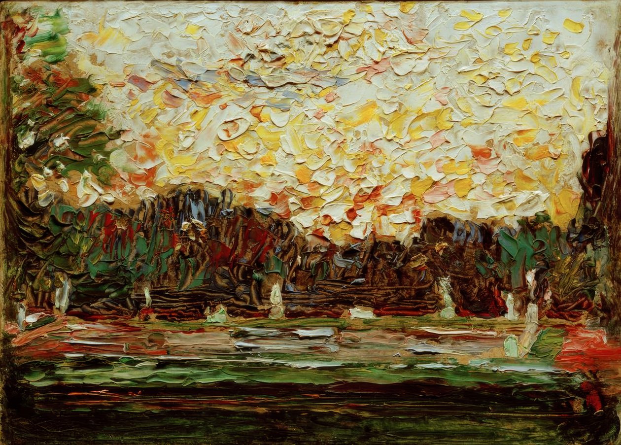 Stor fontän i Nymphenburg Park av Wassily Kandinsky