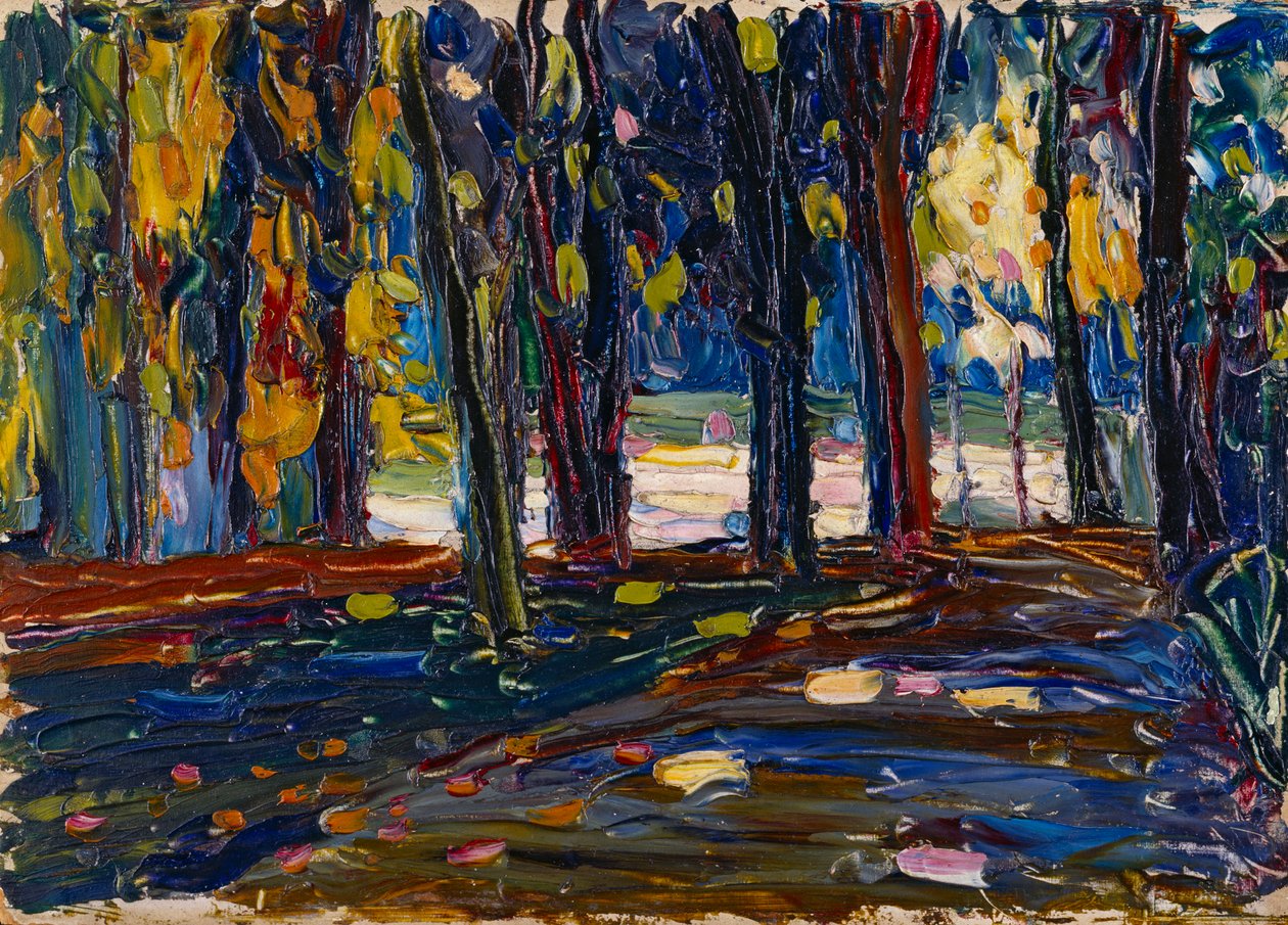 I parken St. Cloud - höst II av Wassily Kandinsky