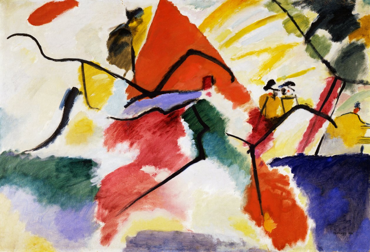 Impression V (Park) av Wassily Kandinsky