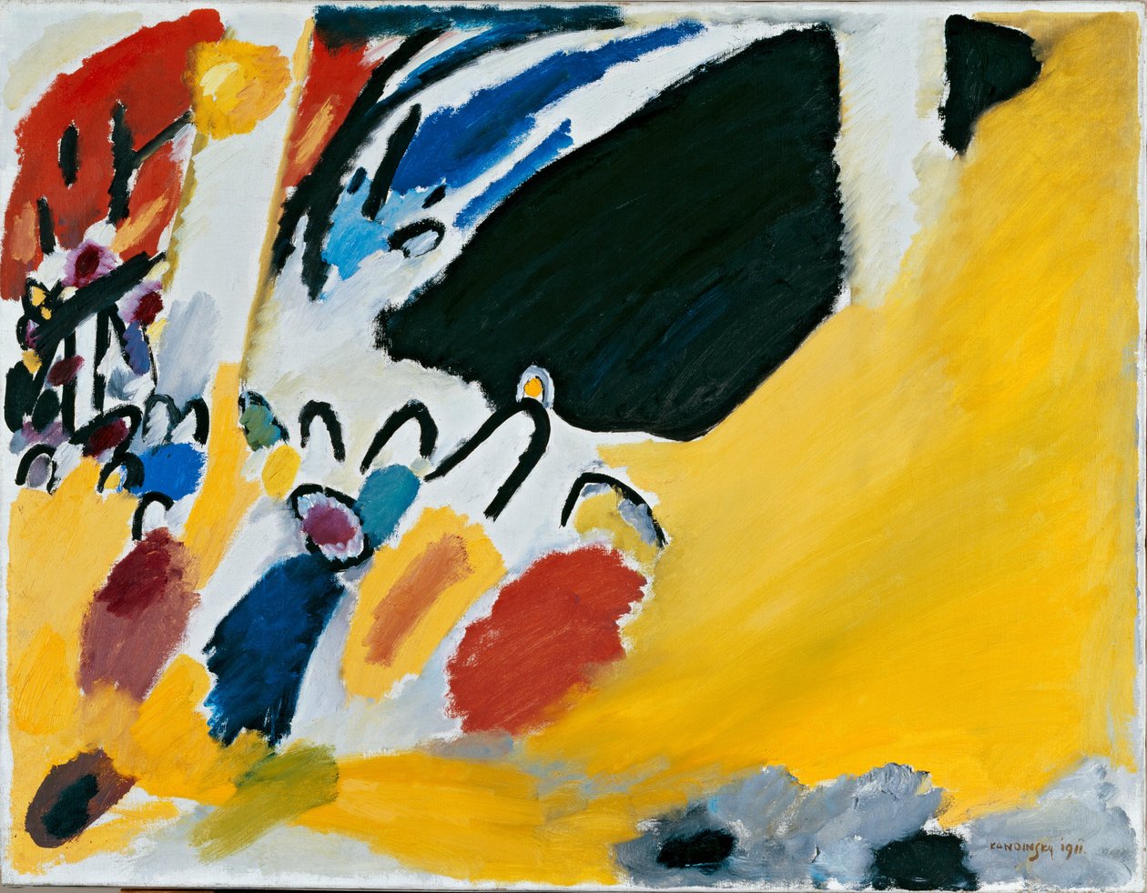 Avtryck nr. 3 (Konsert) 1911 (olja på duk) av Wassily Kandinsky