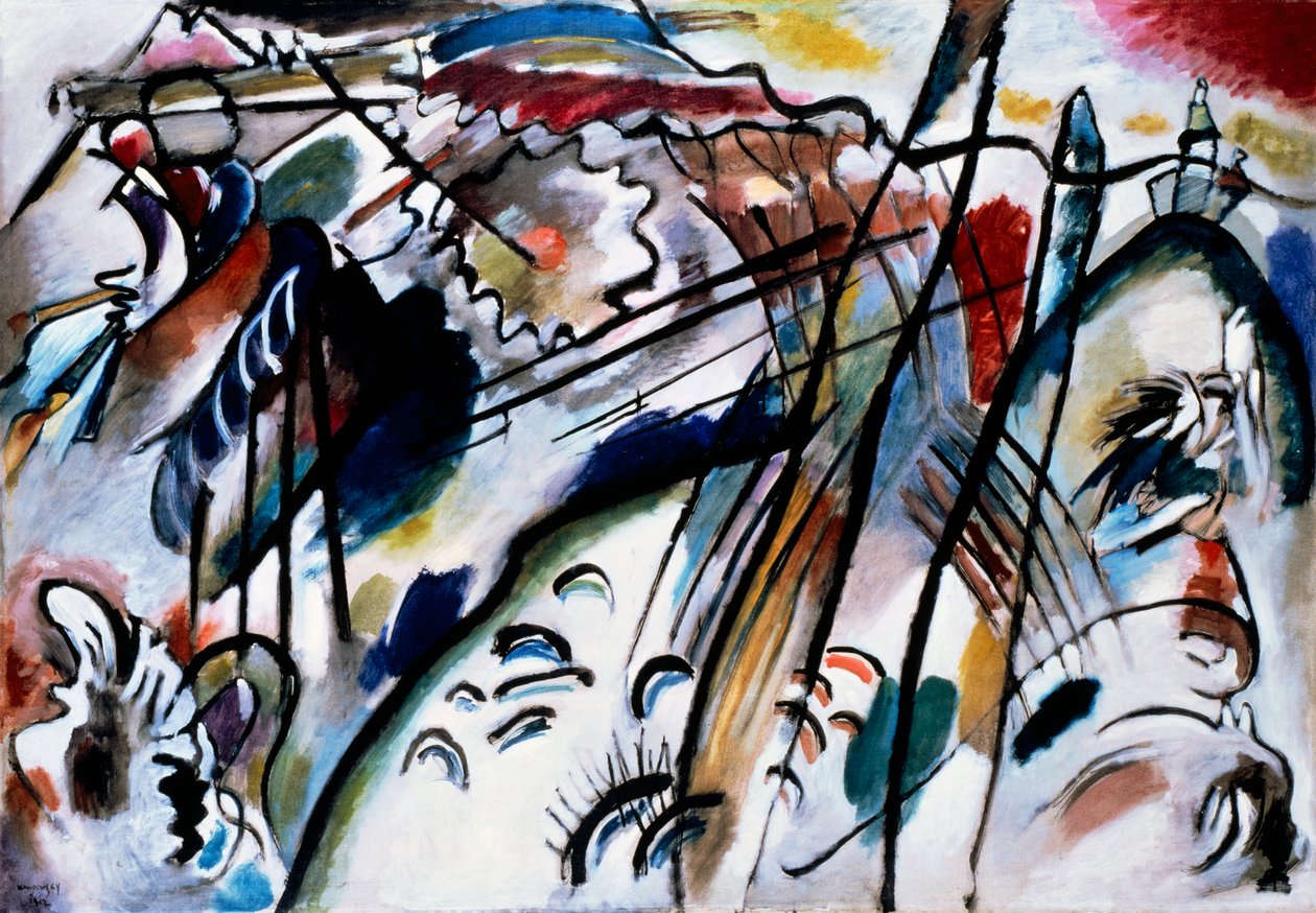 Improvisation 28 (andra versionen) av Wassily Kandinsky