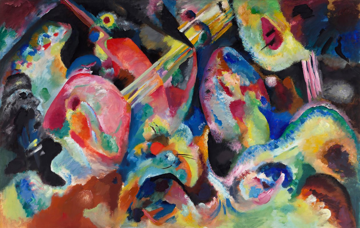 Improvisation. Syndfloden, 1913. av Wassily Kandinsky