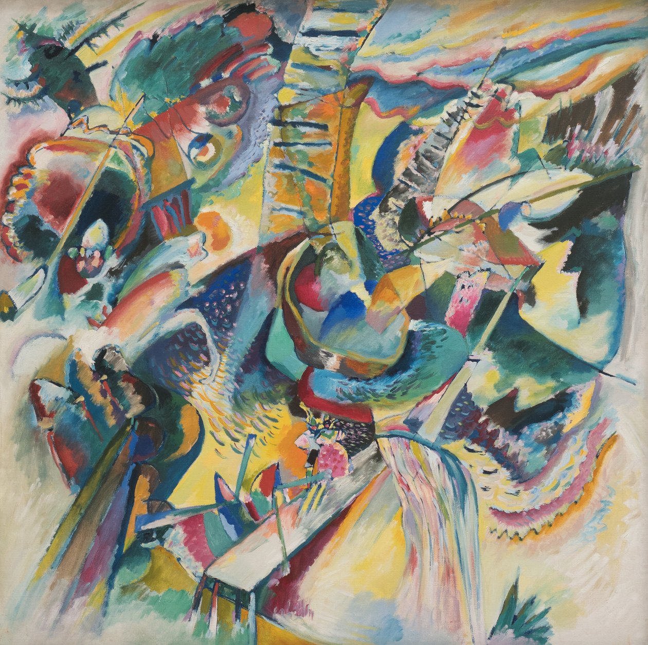 Improvisation Klamm av Wassily Kandinsky