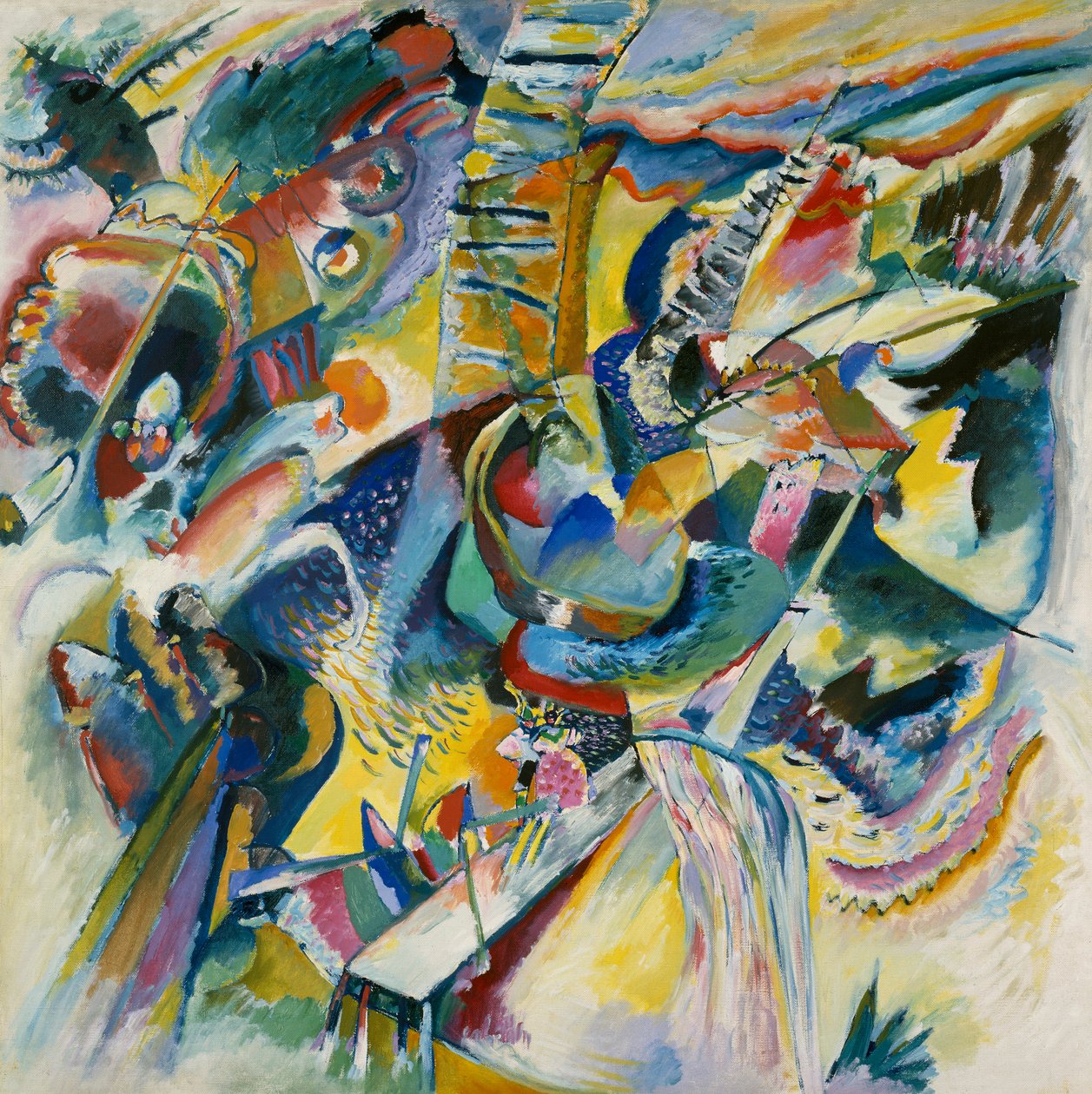 Improvisation Klamm av Wassily Kandinsky