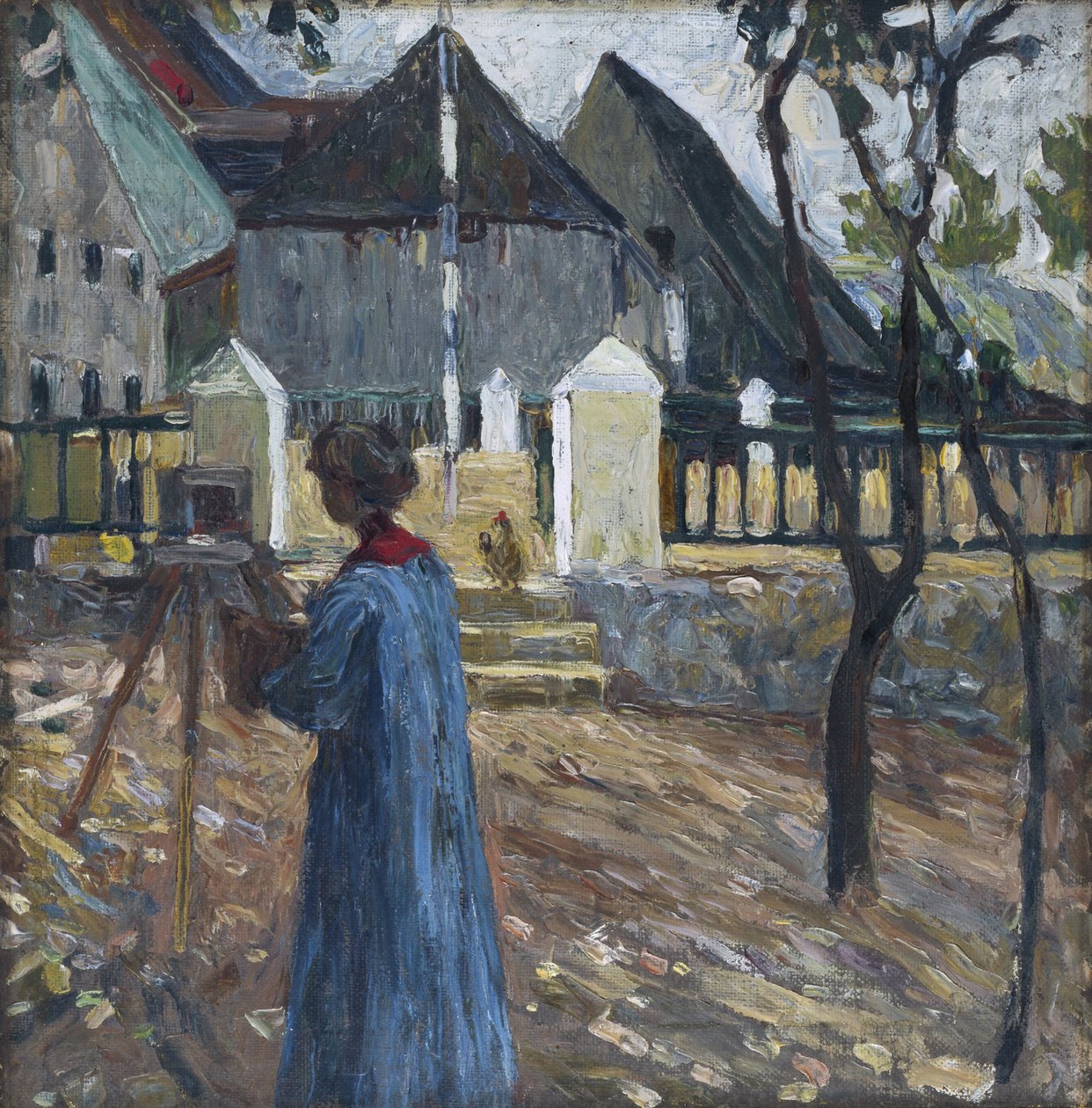 Kallmünz – Gabriele Münter målning II av Wassily Kandinsky